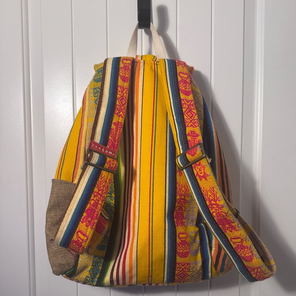 Taaluma Totes Backpack Fun Stripes - Picture 5 of 6